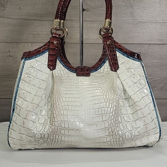 BRAHMIN ELISA PEARL HOBO SATCHEL - Picture 5 of 8